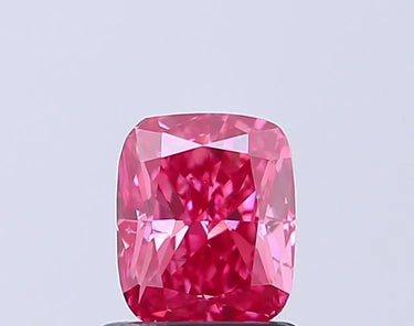1.00ct Cushion modified Lab Grown Diamond (Colour Fancy Vivid Pink, Clarity VS2, IGI Certified)
