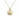 Canadian 14K Gold Circular Maple Leaf Pendant