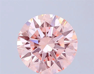 2.52ct Round Lab Grown Diamond (Colour Fancy Intense Pink, Clarity VS1, Cut EX, IGI Certified)