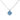 Blue Gemstone and Silver Necklace