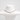 Gold fringe necklace on white bust back view