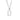 Men's Isle of Wight shaped cutout necklace on white background with belcher chain