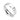 Bevelled edge wedding ring 9ct white gold 5mm