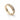 Pre-Loved Sapphire & Diamond Two-Tone Gold Band Ring – Size S