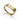 Pre-loved signet ring with diamond and brushed satin / polished finish.