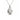 Vintage K&L Sterling Silver Oval Photo Locket Front
