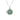 Tree of Life Ashes Locket in Silver with Green Ashes in Resin - Front View