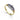 Pre-loved blue sapphire and diamond cluster ring 9ct yellow gold