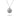 18-inch classic St. Christopher silver pendant medallion