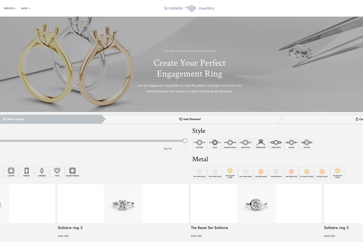 What is an Engagement Ring Builder? β How to Create Your Dream Ring ...