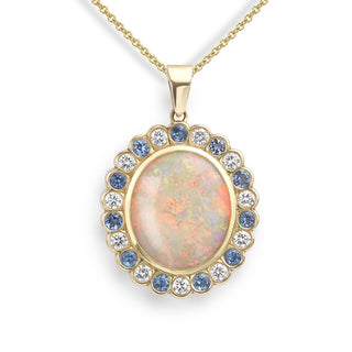 Main photograph of the remodelled Opal necklace design