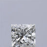 0.40ct Princess Natural Diamond (Colour H, Clarity VS1, GIA Certified)
