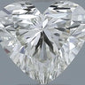 0.50ct Heart Natural Diamond (Colour J, Clarity IF, Cut VG, IGI Certified)