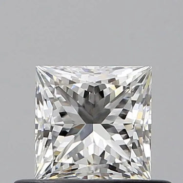 0.50ct Princess Natural Diamond (Colour G, Clarity VVS2, GIA Certified)