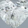 0.53ct Heart Natural Diamond (Colour J, Clarity VVS1, Cut VG, IGI Certified)