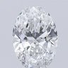 0.62ct Oval Lab Grown Diamond (Colour D, Clarity VVS1, IGI Certified)