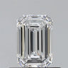 0.63ct Emerald Natural Diamond (Colour D, Clarity FL, GIA Certified)
