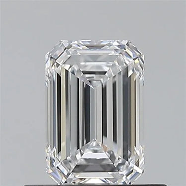 0.63ct Emerald Natural Diamond (Colour D, Clarity FL, GIA Certified)