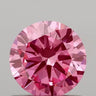 0.74ct Round Lab Grown Diamond (Colour Fancy Vivid Pink, Clarity VVS2, Cut VG, IGI Certified)