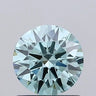 0.82ct Round Lab Grown Diamond (Colour Fancy Intense Green, Clarity VVS1, Cut ID, IGI Certified)