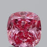 0.92ct Cushion modified Lab Grown Diamond (Colour Fancy Vivid Pink, Clarity VVS2, IGI Certified)