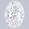 0.97ct Oval Lab Grown Diamond (Colour D, Clarity VVS1, IGI Certified)