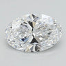 0.97ct Oval Lab Grown Diamond (Colour D, Clarity VVS1, IGI Certified)
