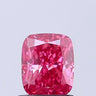 1.00ct Cushion modified Lab Grown Diamond (Colour Fancy Vivid Pink, Clarity VS2, IGI Certified)