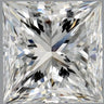 1.00ct Princess Natural Diamond (Colour F, Clarity VS2, GIA Certified)