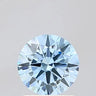 1.00ct Round Lab Grown Diamond (Colour Fancy Vivid Blue, Clarity SI1, Cut ID, IGI Certified)
