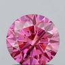 1.06ct Round Lab Grown Diamond (Colour Fancy Vivid Pink, Clarity SI2, Cut ID, IGI Certified)