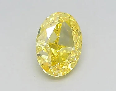 1.09ct Oval Lab Grown Diamond (Colour Fancy Intense Yellow, Clarity IF, IGI Certified)