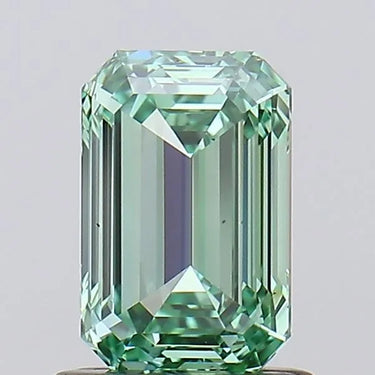 1.10ct Emerald Lab Grown Diamond (Colour Fancy Vivid Green, Clarity IF, IGI Certified)
