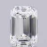 1.33ct Emerald Lab Grown Diamond (Colour D, Clarity IF, IGI Certified)
