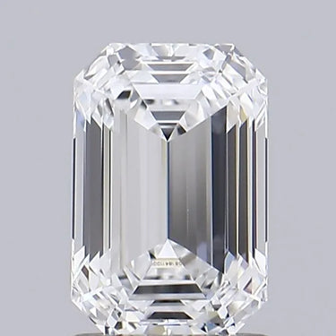1.33ct Emerald Lab Grown Diamond (Colour D, Clarity IF, IGI Certified)