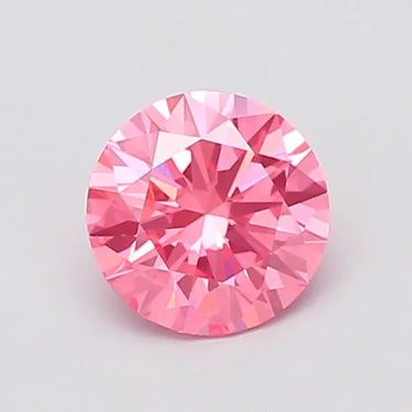 1.40ct Round Lab Grown Diamond (Colour Fancy Vivid Pink, Clarity VS1, Cut ID, IGI Certified)