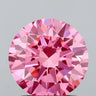 1.43ct Round Lab Grown Diamond (Colour Fancy Vivid Pink, Clarity VVS2, Cut EX, IGI Certified)