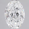 1.87ct Oval Lab Grown Diamond (Colour D, Clarity VVS2, IGI Certified)