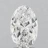 2.00ct Oval Lab Grown Diamond (Colour D, Clarity VVS2, IGI Certified)