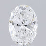2.00ct Oval Lab Grown Diamond (Colour D, Clarity VVS2, IGI Certified)