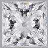 2.00ct Princess Lab Grown Diamond (Colour D, Clarity VVS2, IGI Certified)
