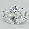 2.05ct Oval Lab Grown Diamond (Colour D, Clarity VVS1, IGI Certified)