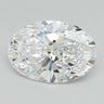 2.18ct Oval Lab Grown Diamond (Colour D, Clarity VVS1, IGI Certified)