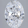 2.21ct Oval Lab Grown Diamond (Colour D, Clarity VVS2, GIA Certified)