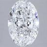 2.28ct Oval Lab Grown Diamond (Colour D, Clarity VVS2, GIA Certified)