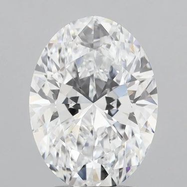 2.50ct Oval Lab Grown Diamond (Colour D, Clarity VVS1, IGI Certified)