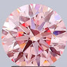 2.52ct Round Lab Grown Diamond (Colour Fancy Vivid Pink, Clarity VS1, Cut EX, IGI Certified)