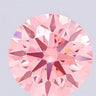 2.60ct Round Lab Grown Diamond (Colour Fancy Vivid Pink, Clarity VS1, Cut ID, IGI Certified)