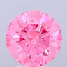 2.73ct Round Lab Grown Diamond (Colour Fancy Vivid Pink, Clarity VS1, Cut ID, IGI Certified)