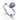 Platinum Oval Blue Sapphire Solitaire Ring